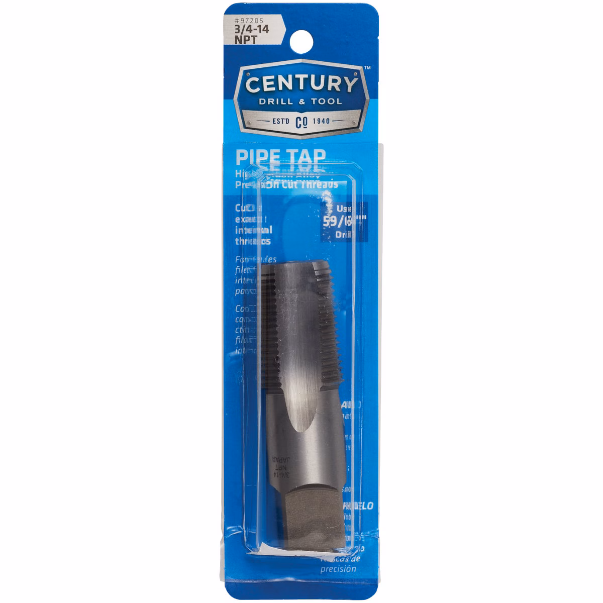 Century Drill & Tool 3/4-14 NPT National Pipe Thread Tap