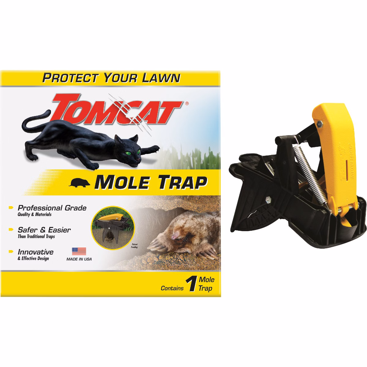TOMCAT Protect Your Lawn Spring-Loaded Mole Trap