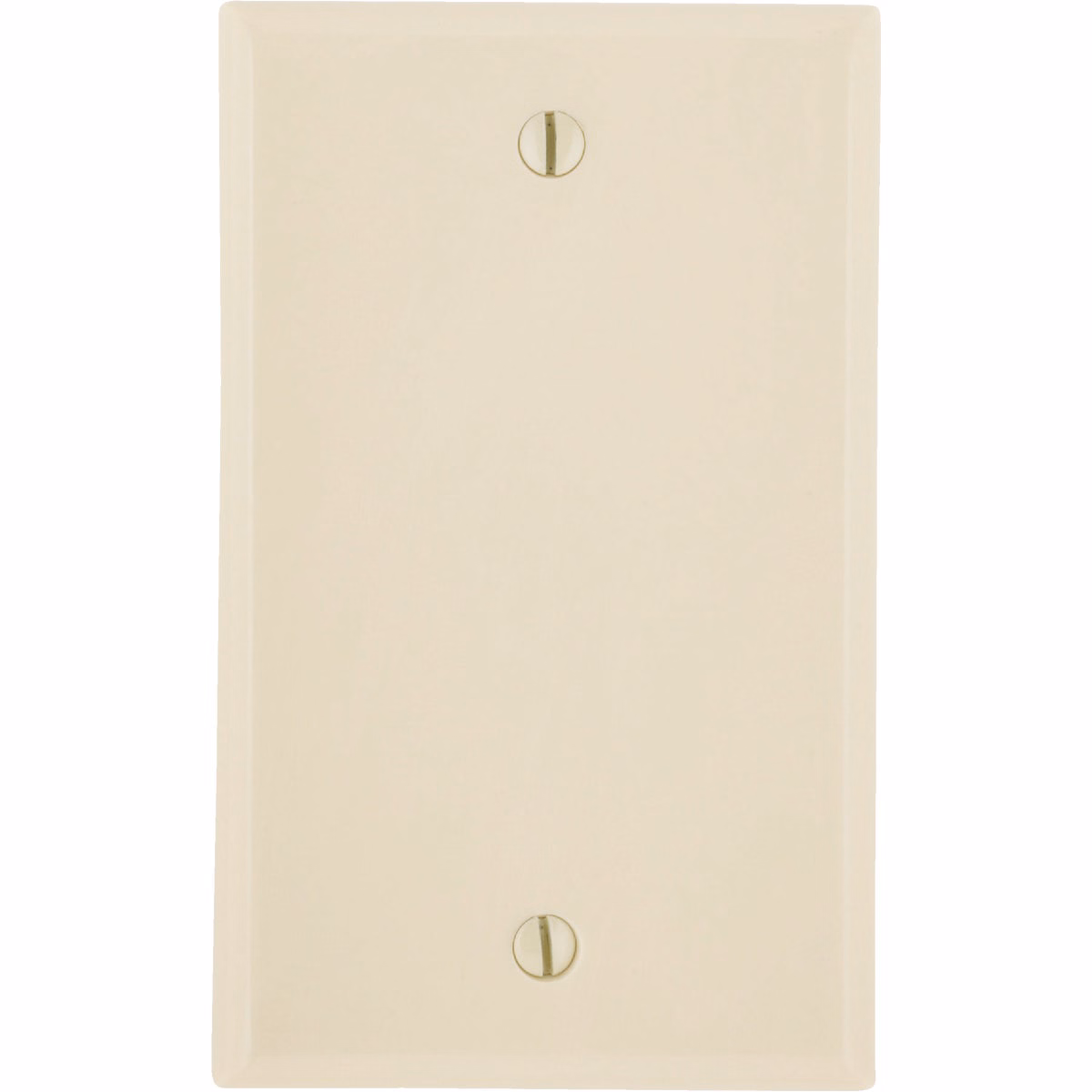 Leviton 1-Gang Standard Thermoset Blank Wall Plate, Ivory