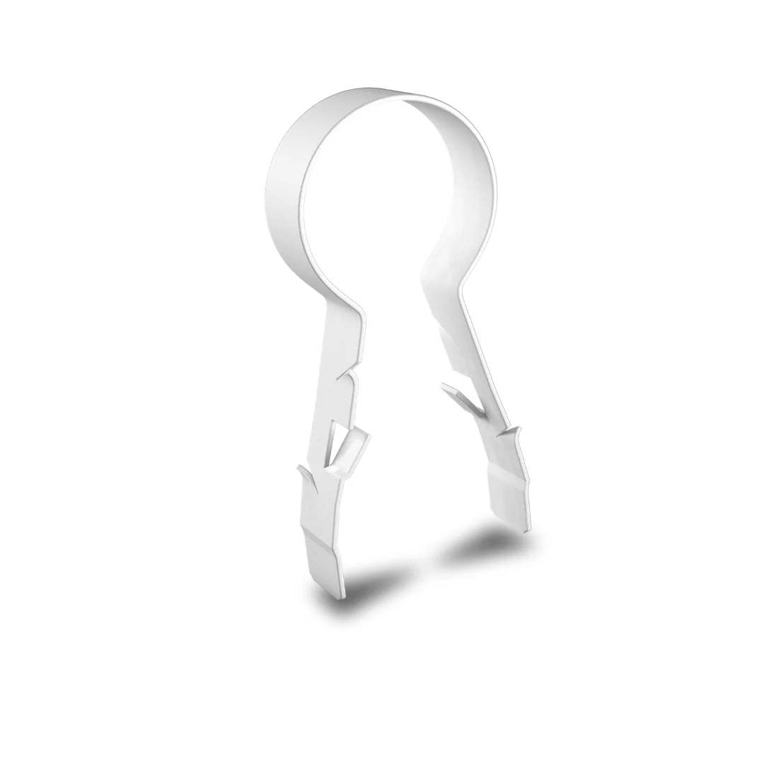 SuperClip™, White, 20-22mm Super Cable Clips, Pack of 25