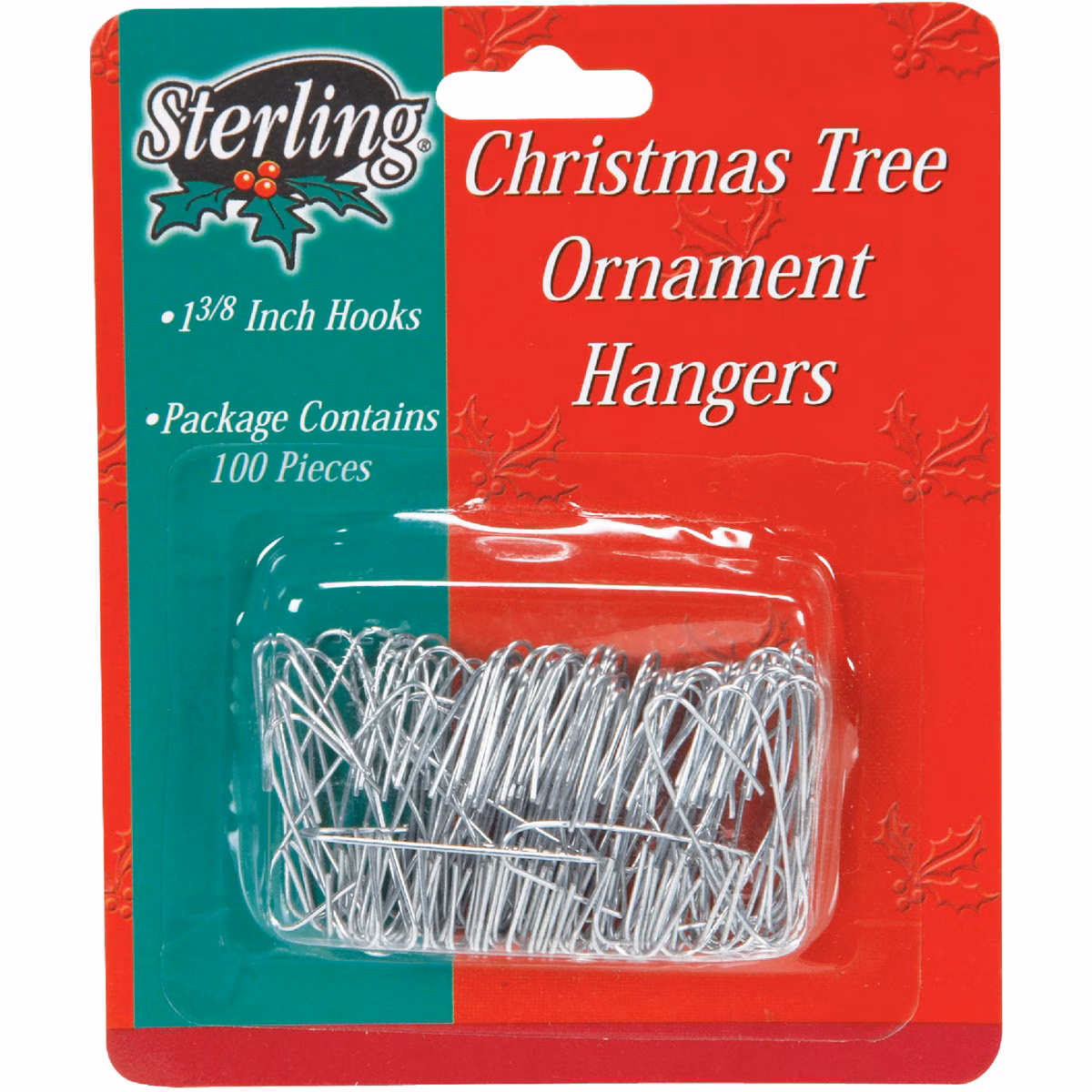 Sterling 1-3/8 In. Silver Christmas Ornament Hooks