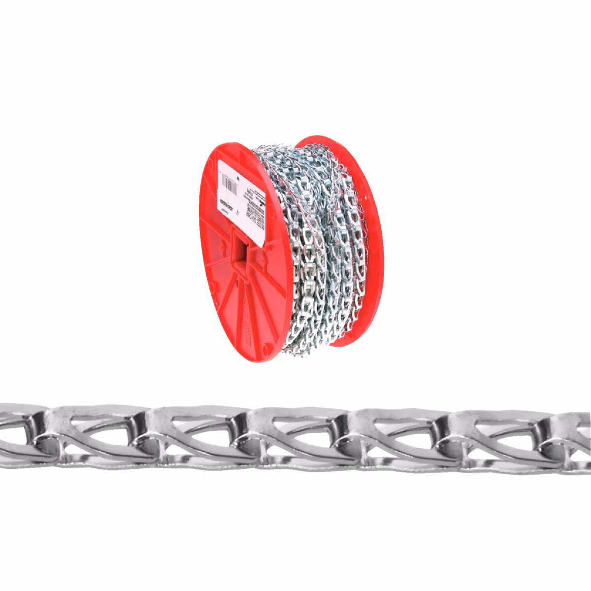 Campbell #35 100 Ft. Zinc-Plated Low-Carbon Steel Coil Chain
