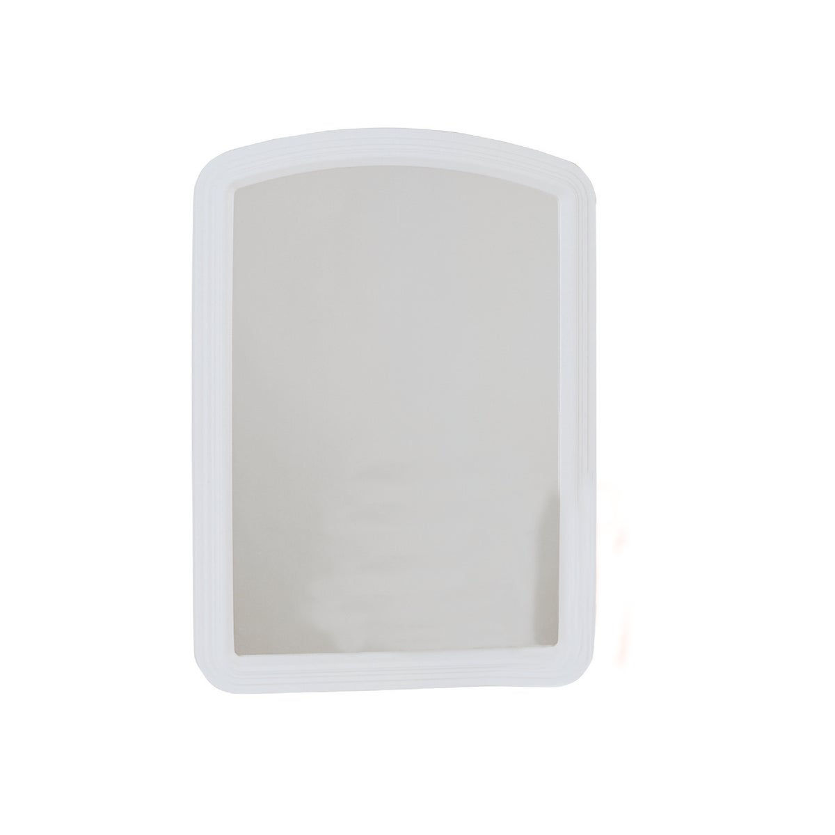 Erias Home Designs Macau 16 In. W. x 22 In. H. White Framed Wall Mirror