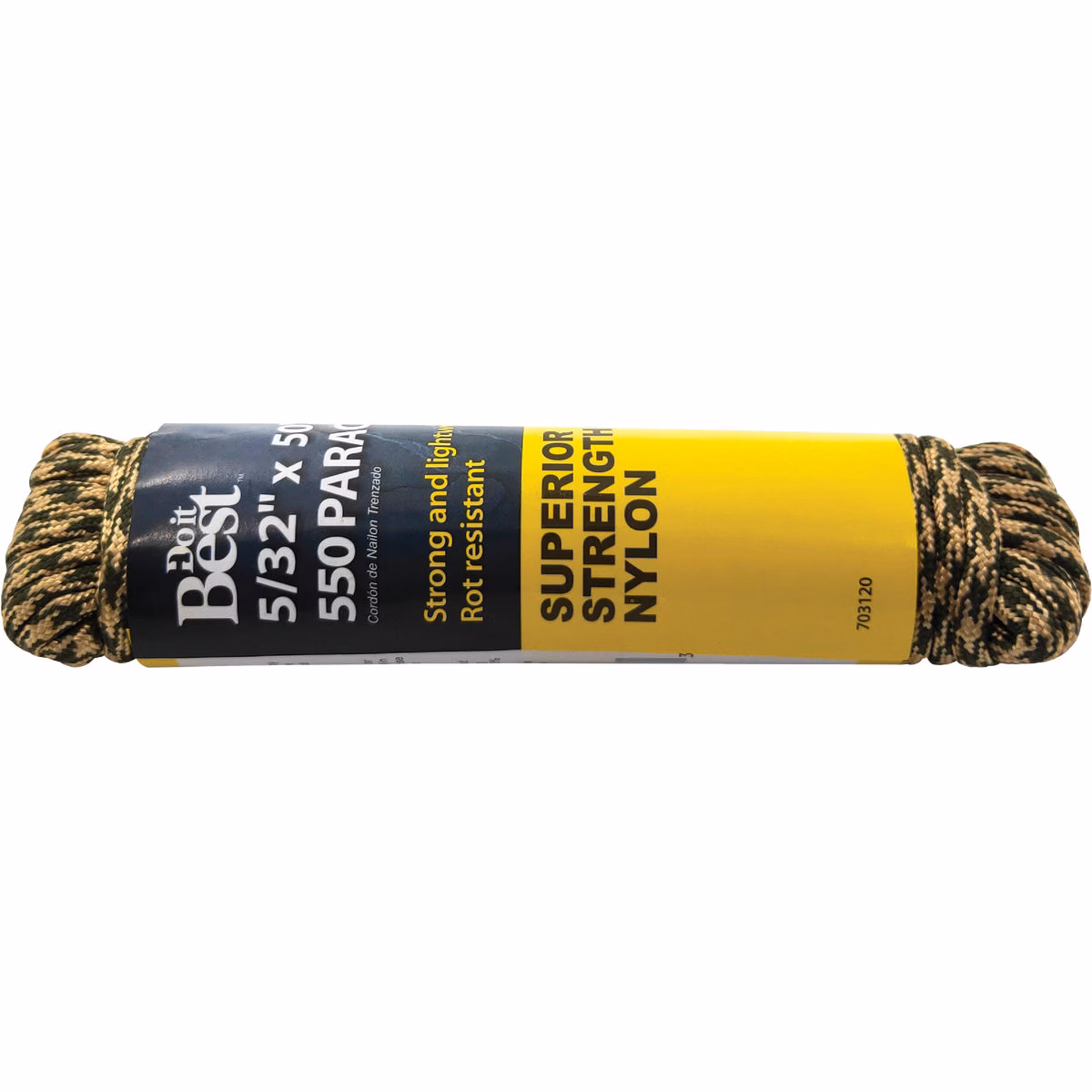 Do it Best 550 5/32 In. x 50 Ft. Camouflage Nylon Paracord