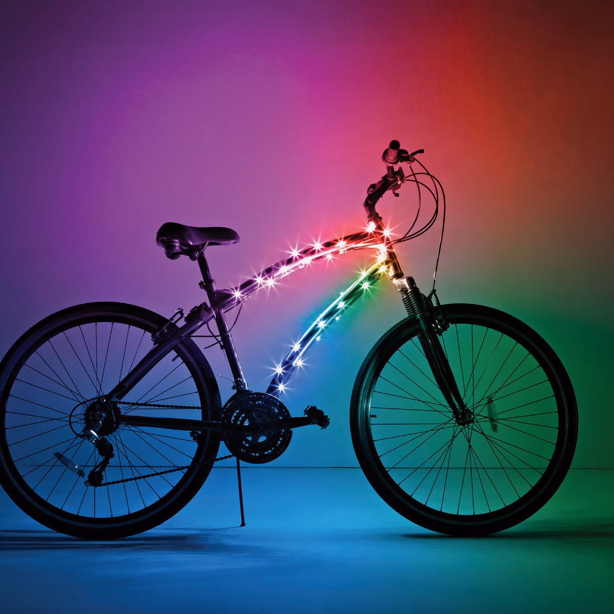 Cosmic Brightz Color Select LED Bike Frame Light String