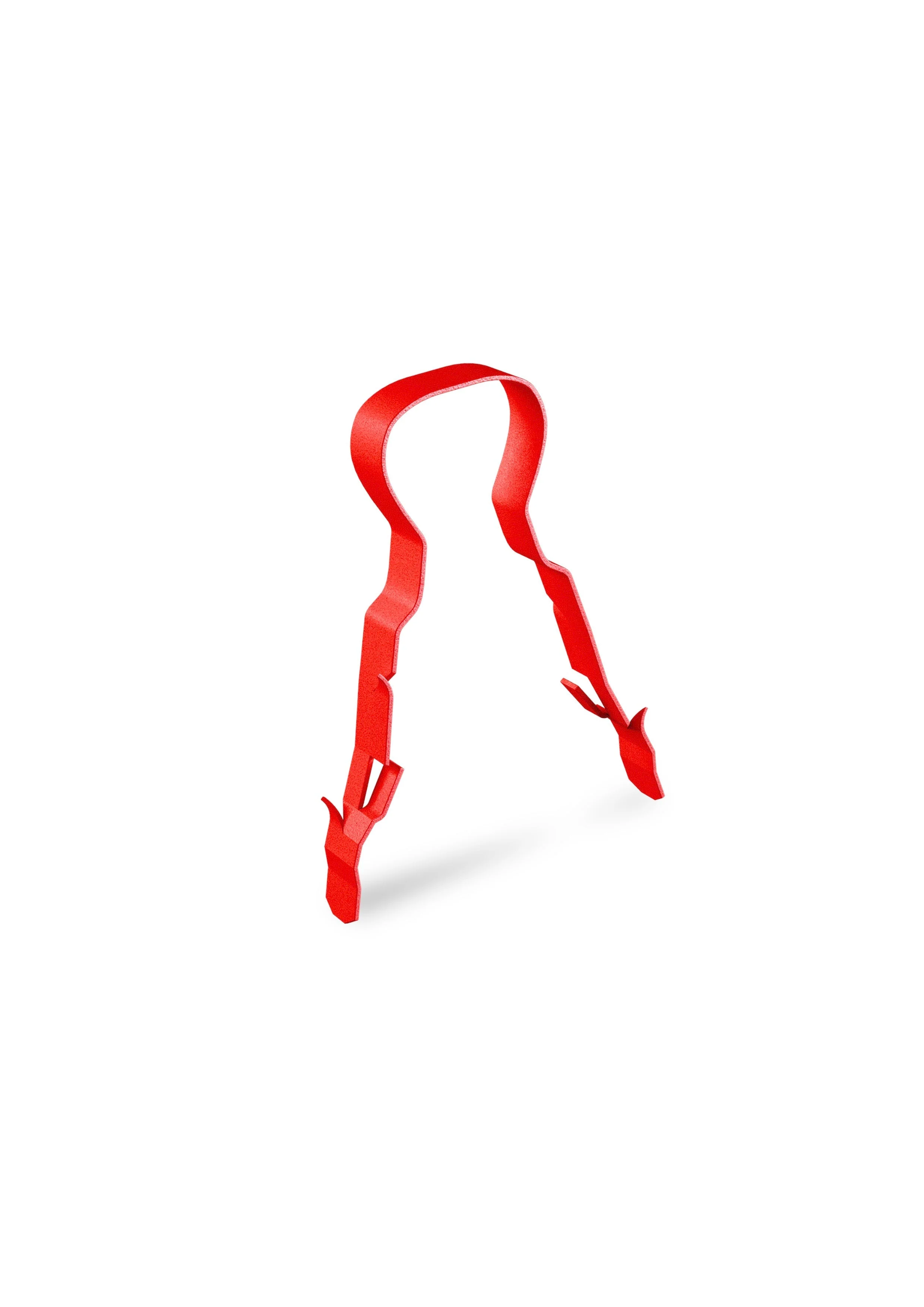 FireClip™, Double, Red, 6-8mm  Fire Cable Clips, Pack of 100