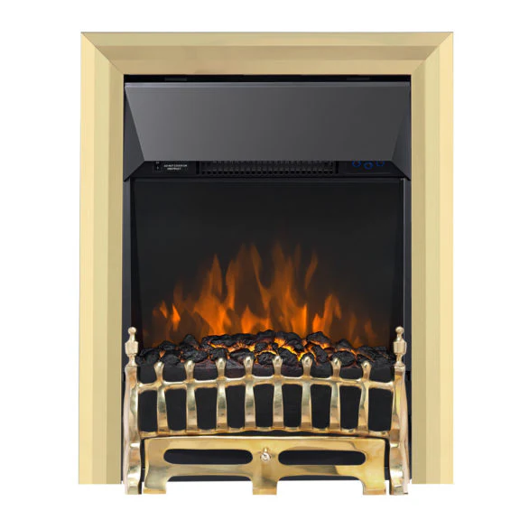 Blenheim Electric Fire – Brass Effect
