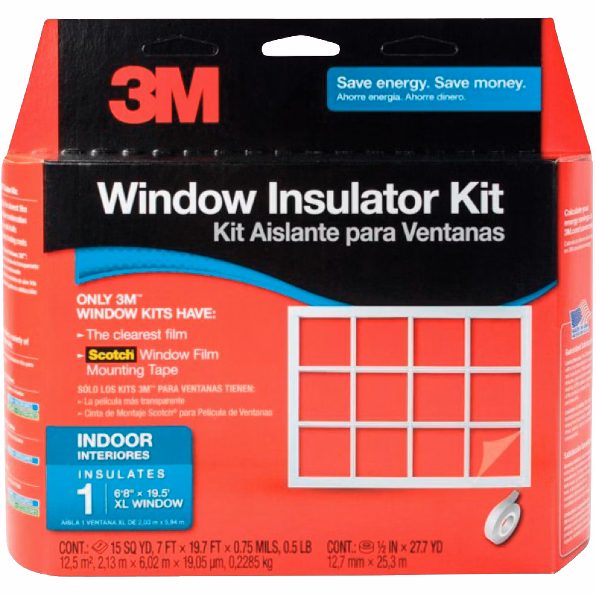 3M 84 In. x 237 In. Oversized Window Indoor Window Insulation Kit