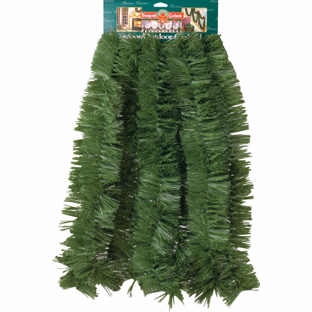 Youngcraft 18 Ft. Solid Pine Green Garland