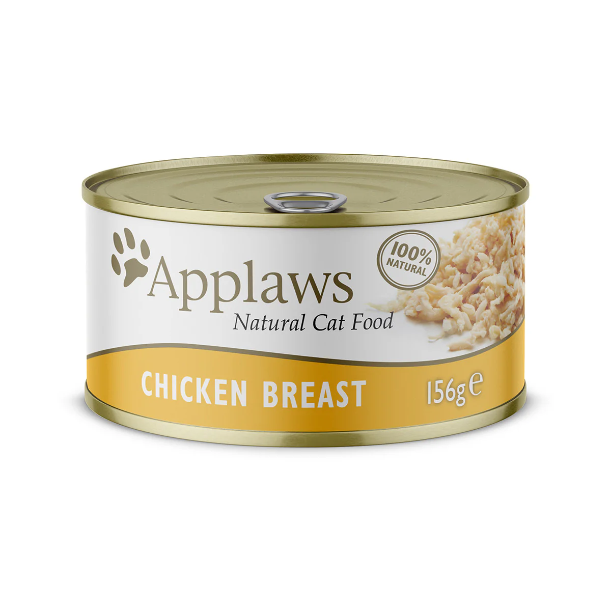 Natural Chicken Breast Wet Cat Food Tin, 156g