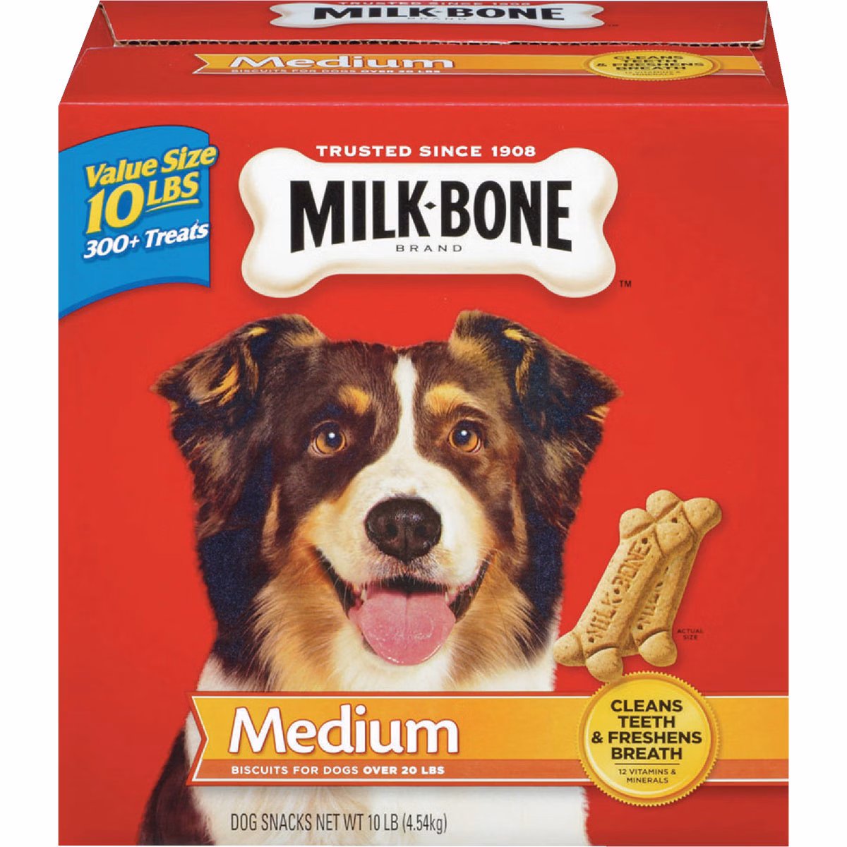 Milk Bone Medium Dog Original Flavor Crunchy Dog Treat, 10 Lb.