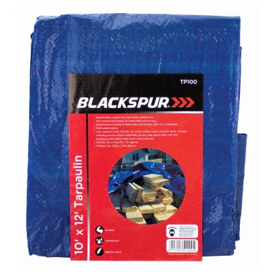 10′(3m) x 12′(3.6m) Tarpaulin – Blue