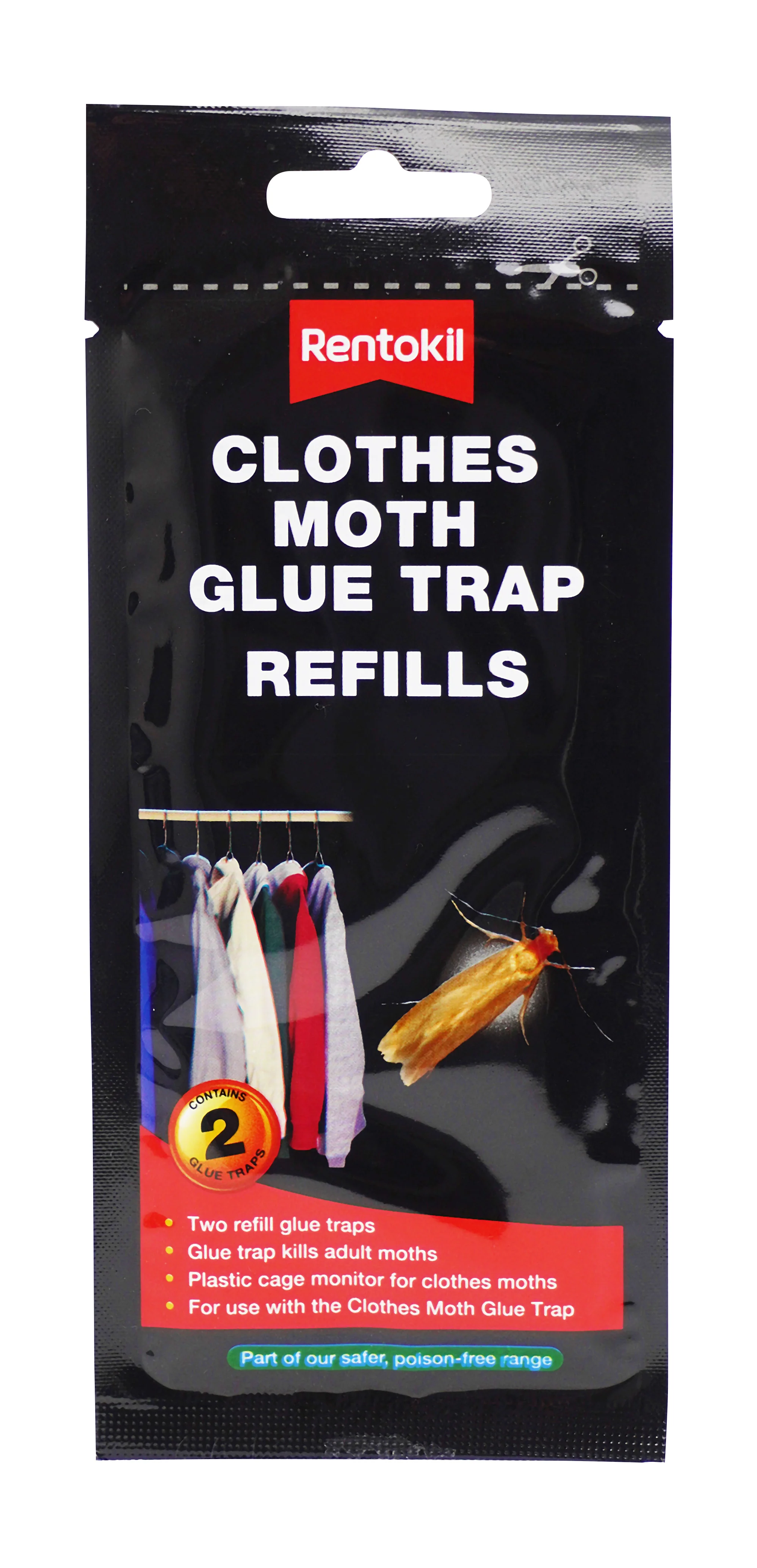 Clothes Moth Glue Trap Refill – 2 Pack