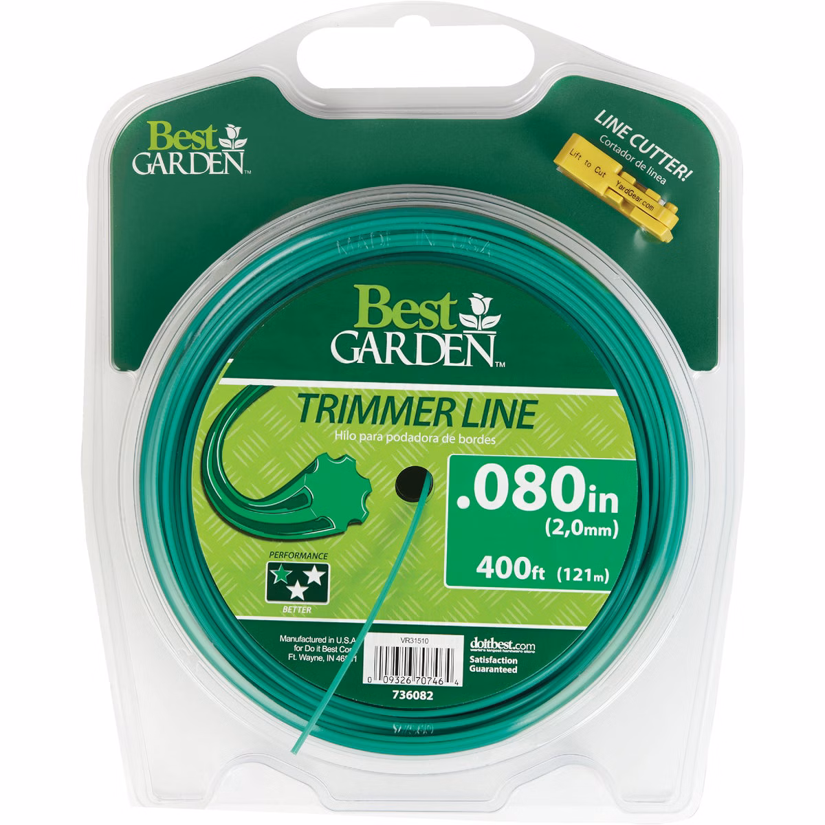 Best Garden 0.080 In. x 400 Ft. Universal Geared Trimmer Line