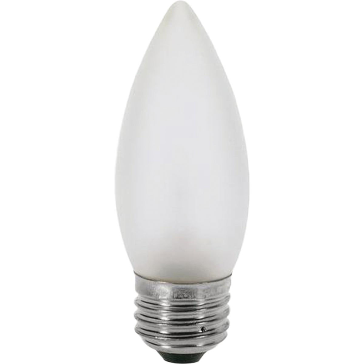 Satco 40W Equivalent Warm White B11 Medium Traditional Frosted LED Decorative Light Bulb (2-Pack)