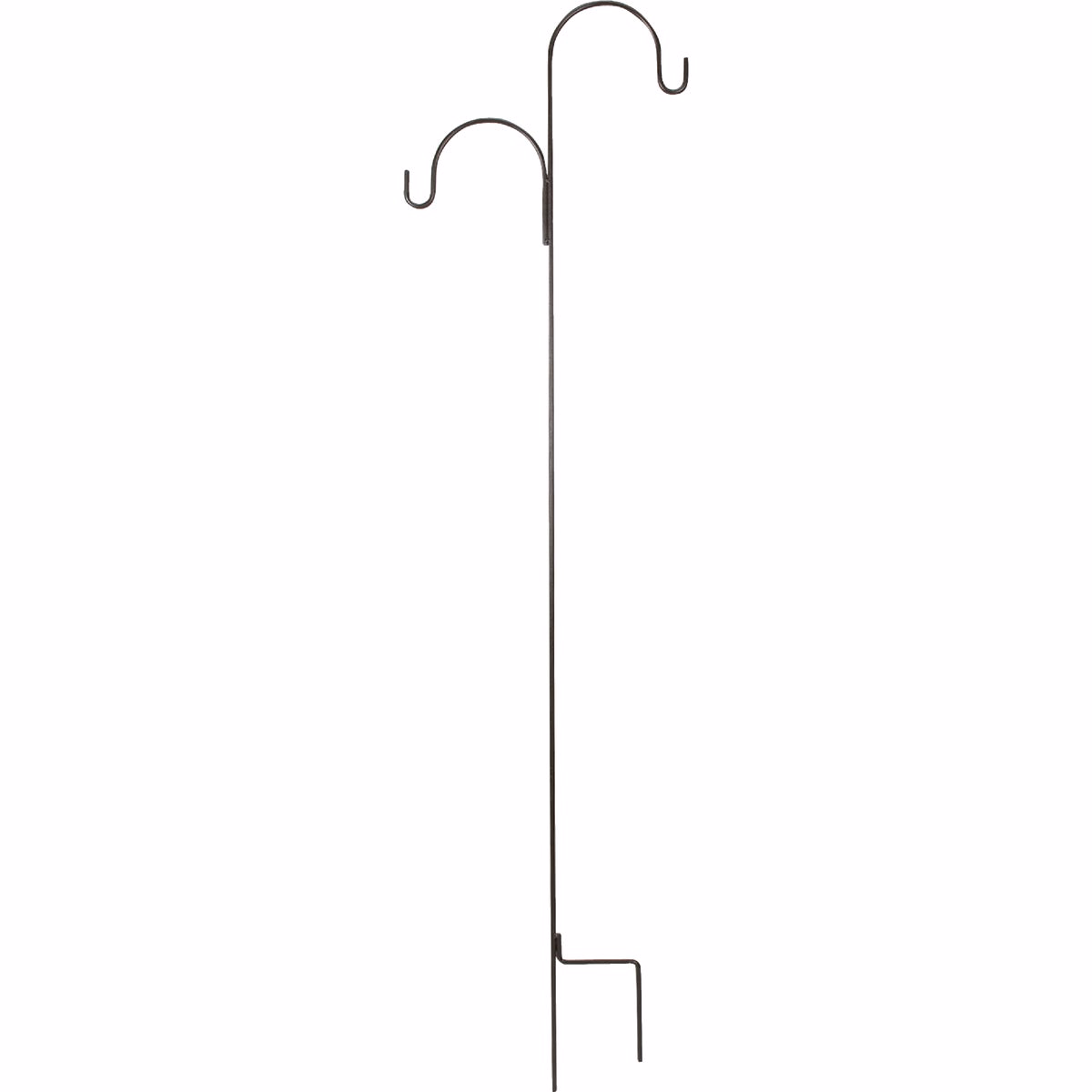 Best Garden 91 In. Bronze Wrought Iron Double Offset Shepherd Hook-