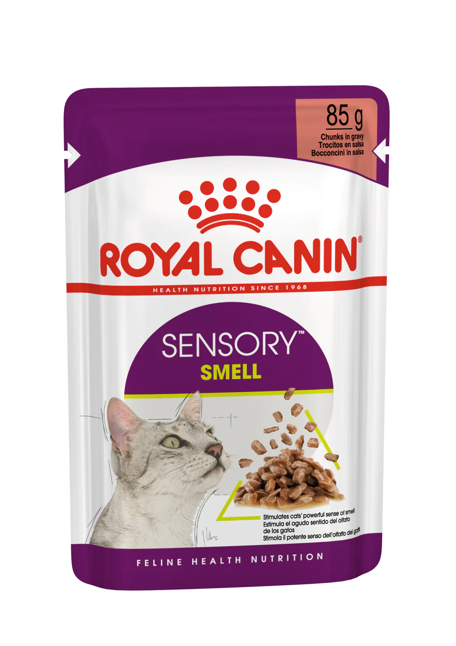 Royal Canin Sensory Smell In Gravy Adult Wet Cat Food, 85g x 12 Pack