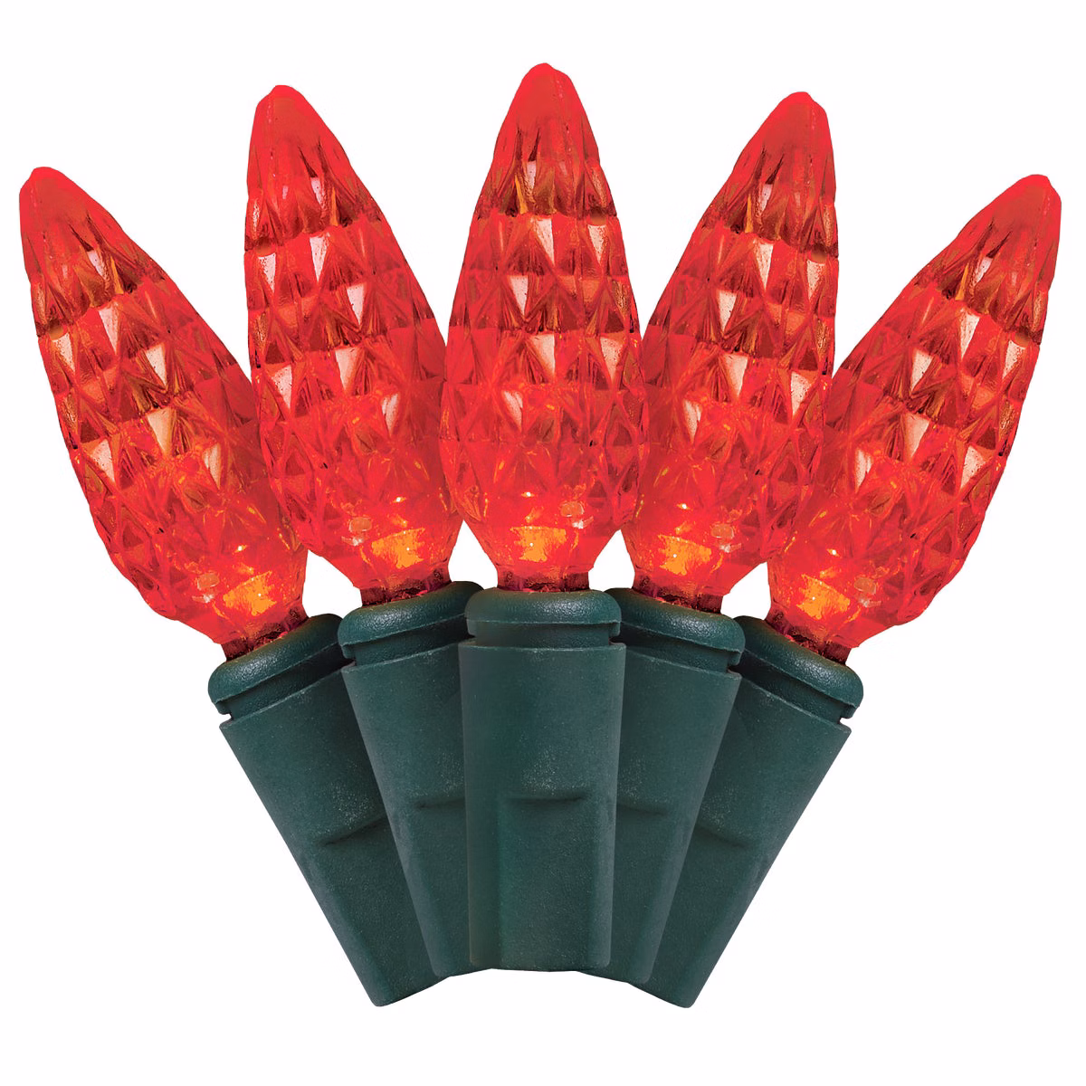 J Hofert Red 210-Bulb C6 LED Light Set