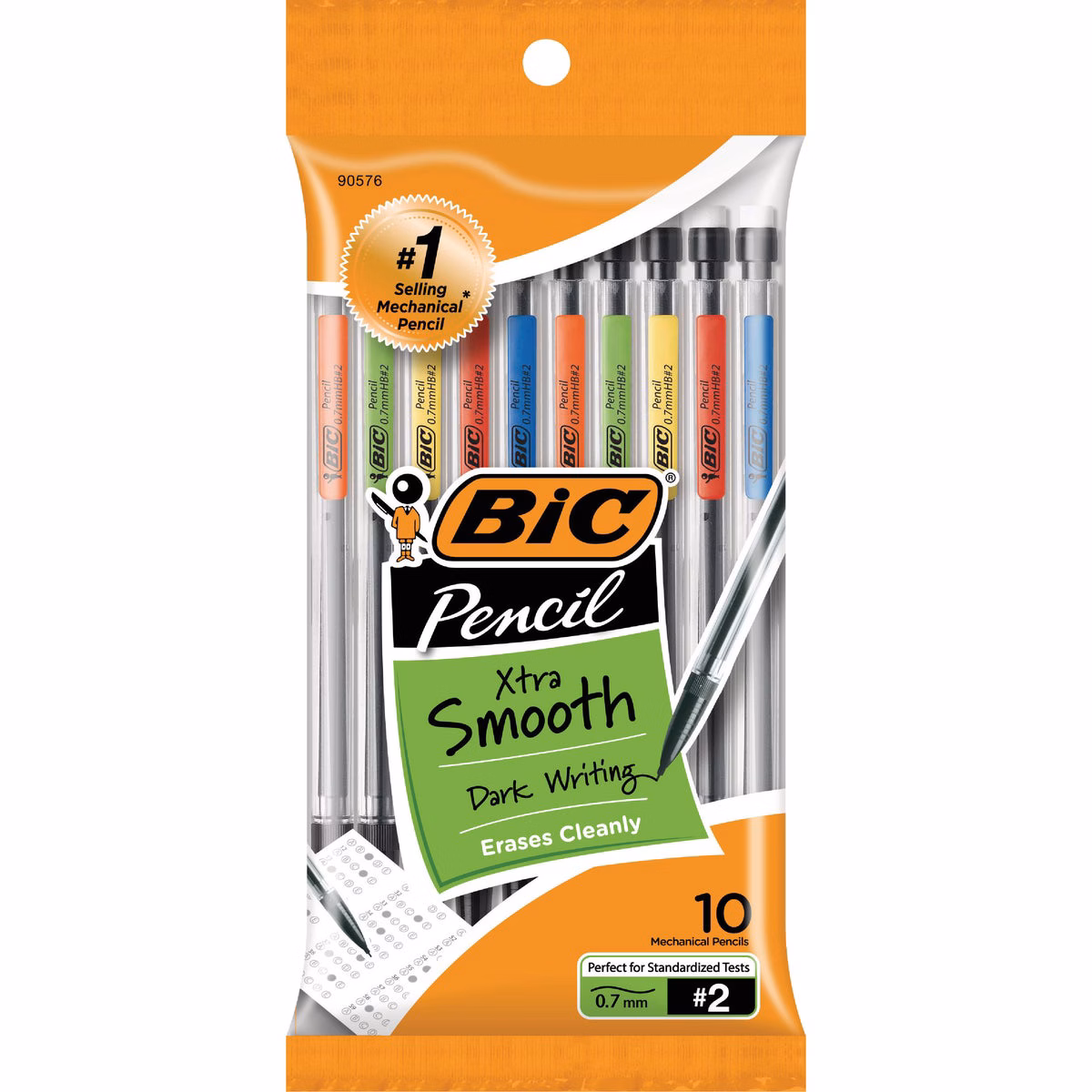 BIC Xtra Smooth Medium Point Mechanical Pencil (10-Pack)
