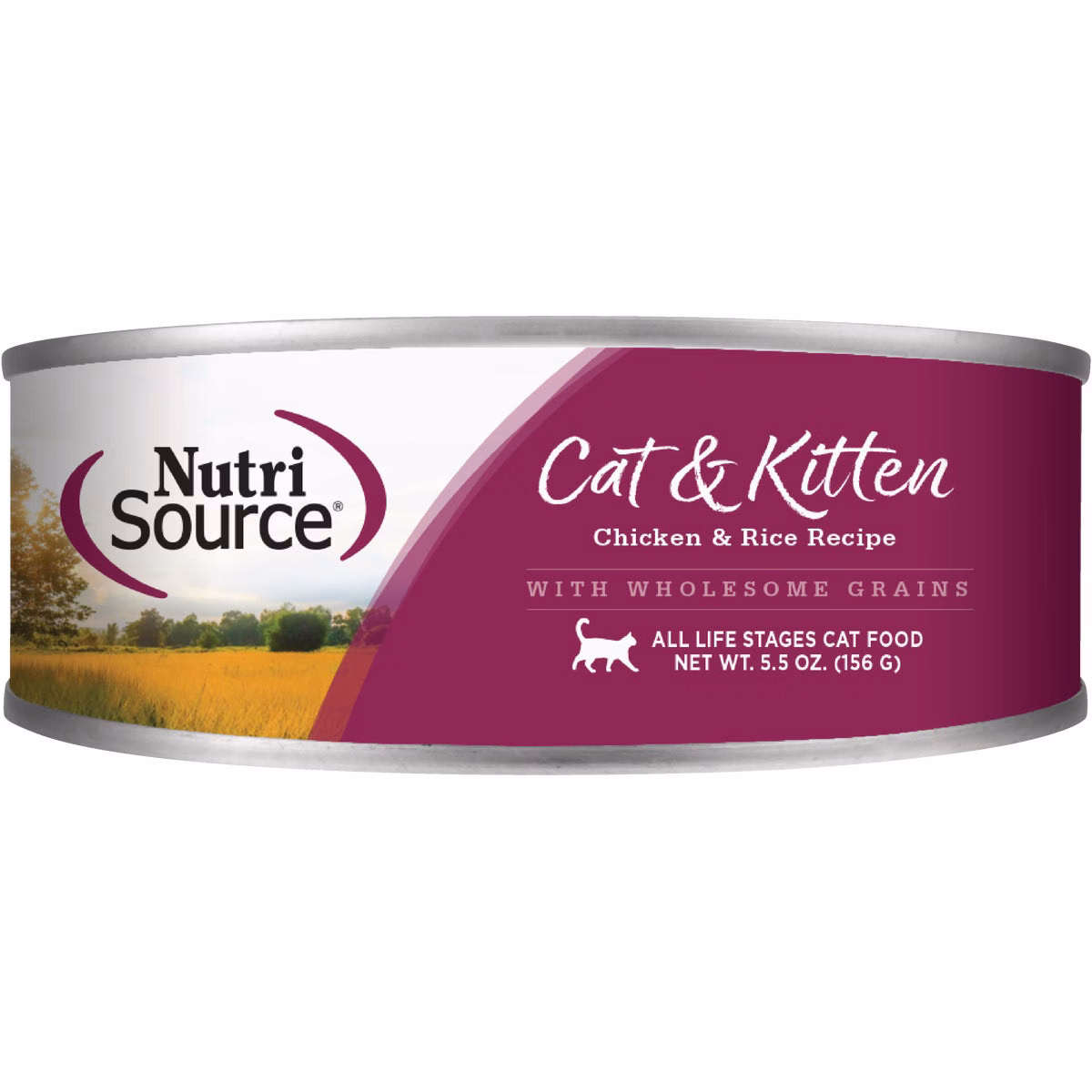 NutriSource 5.5 Oz. Chicken & Rice Recipe Cat Food