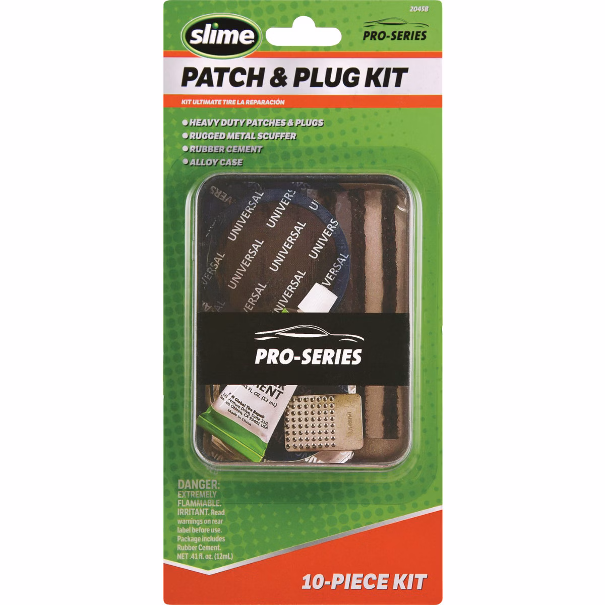 Slime Pro-Series Tire Patch & Plug Kit (10 Pc.)