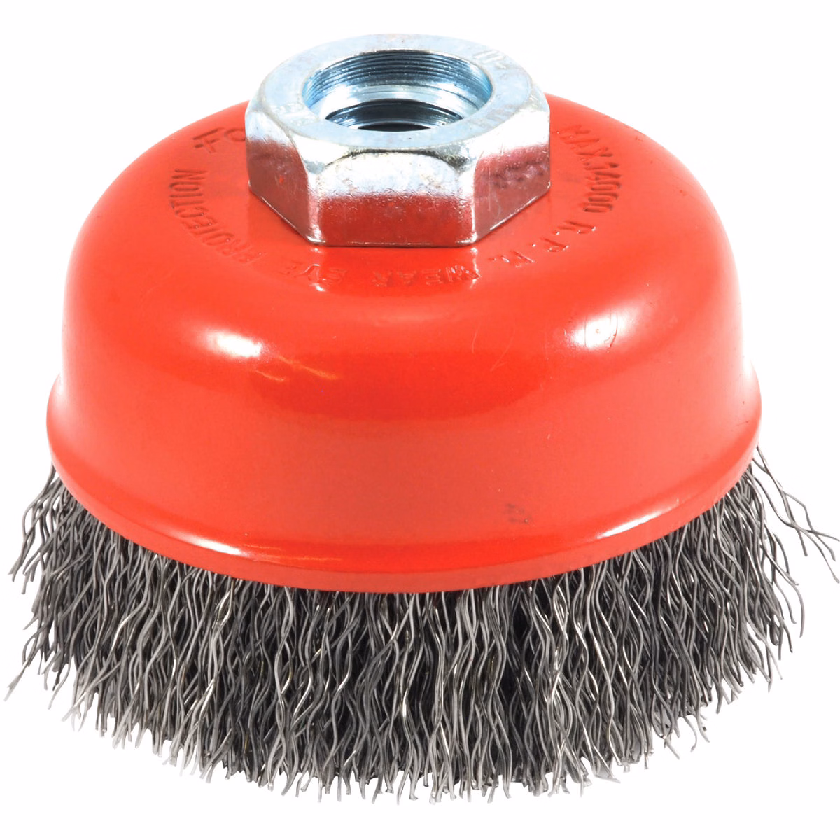 Forney 2-3/4 In. Crimped .014 In. Angle Grinder Wire Brush