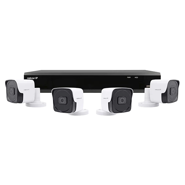 4 Channel Bullet CCTV System 1TB