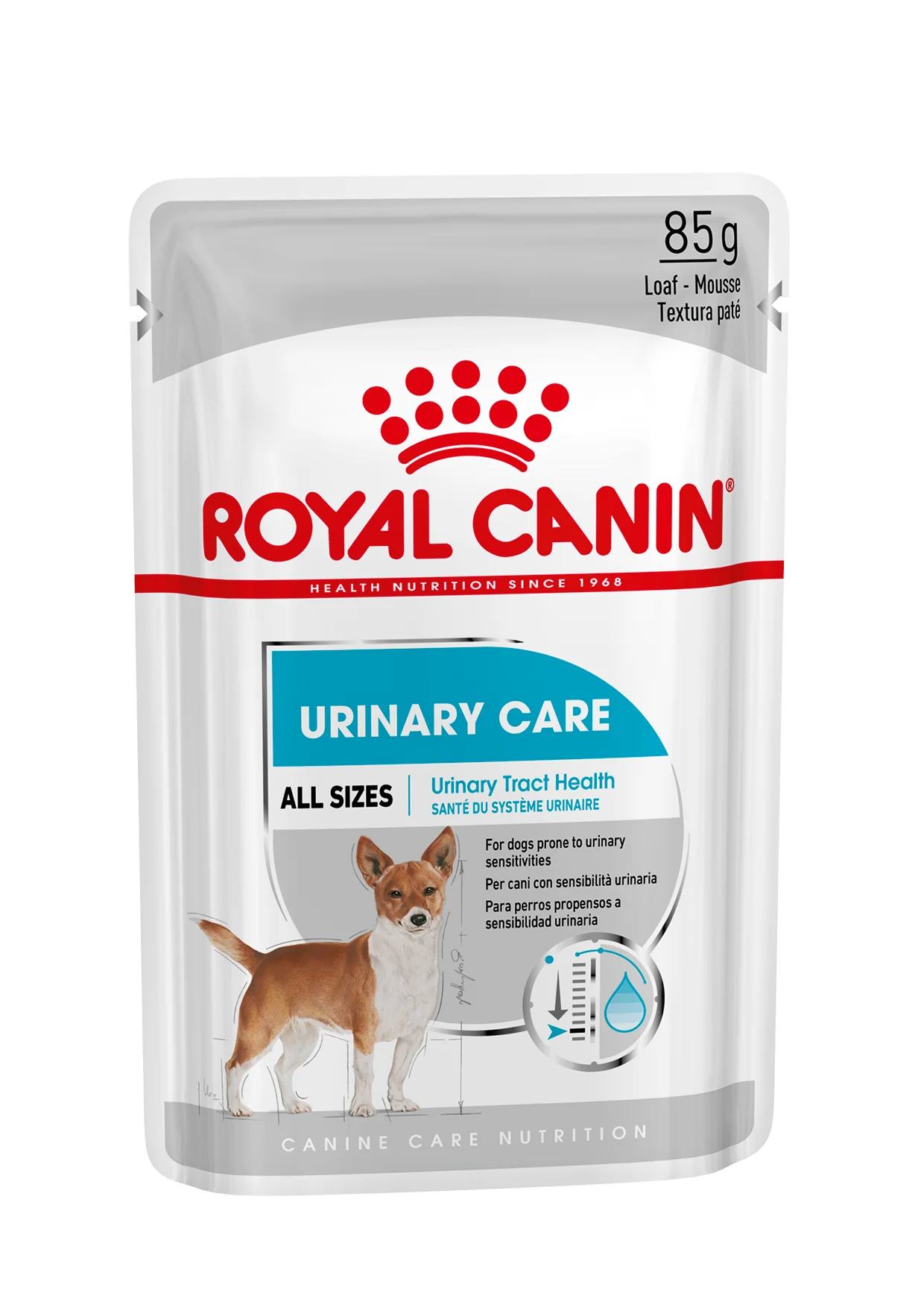 Urinary Care Wet Pouches Adult Dog Food in Loaf, 85g x 12 Pack