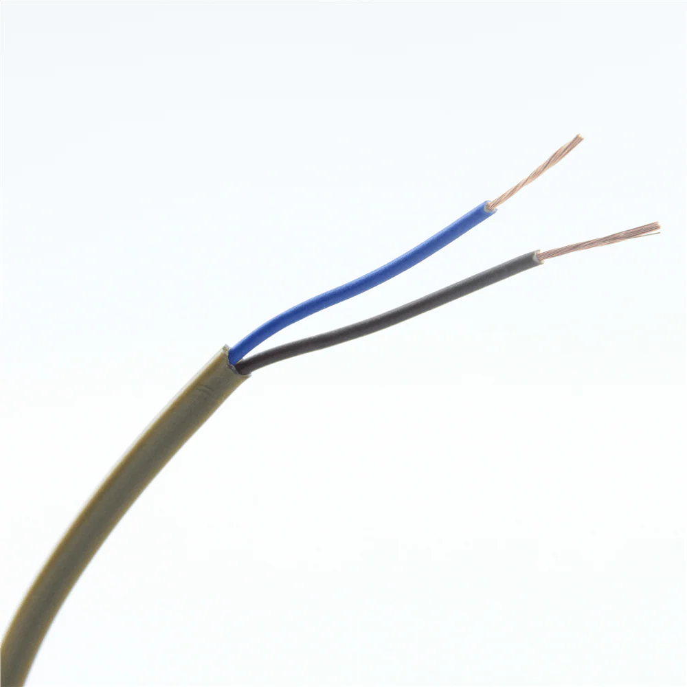 0.5mm 2 Core PVC Flex Cable Gold Flat 2192Y – 5m