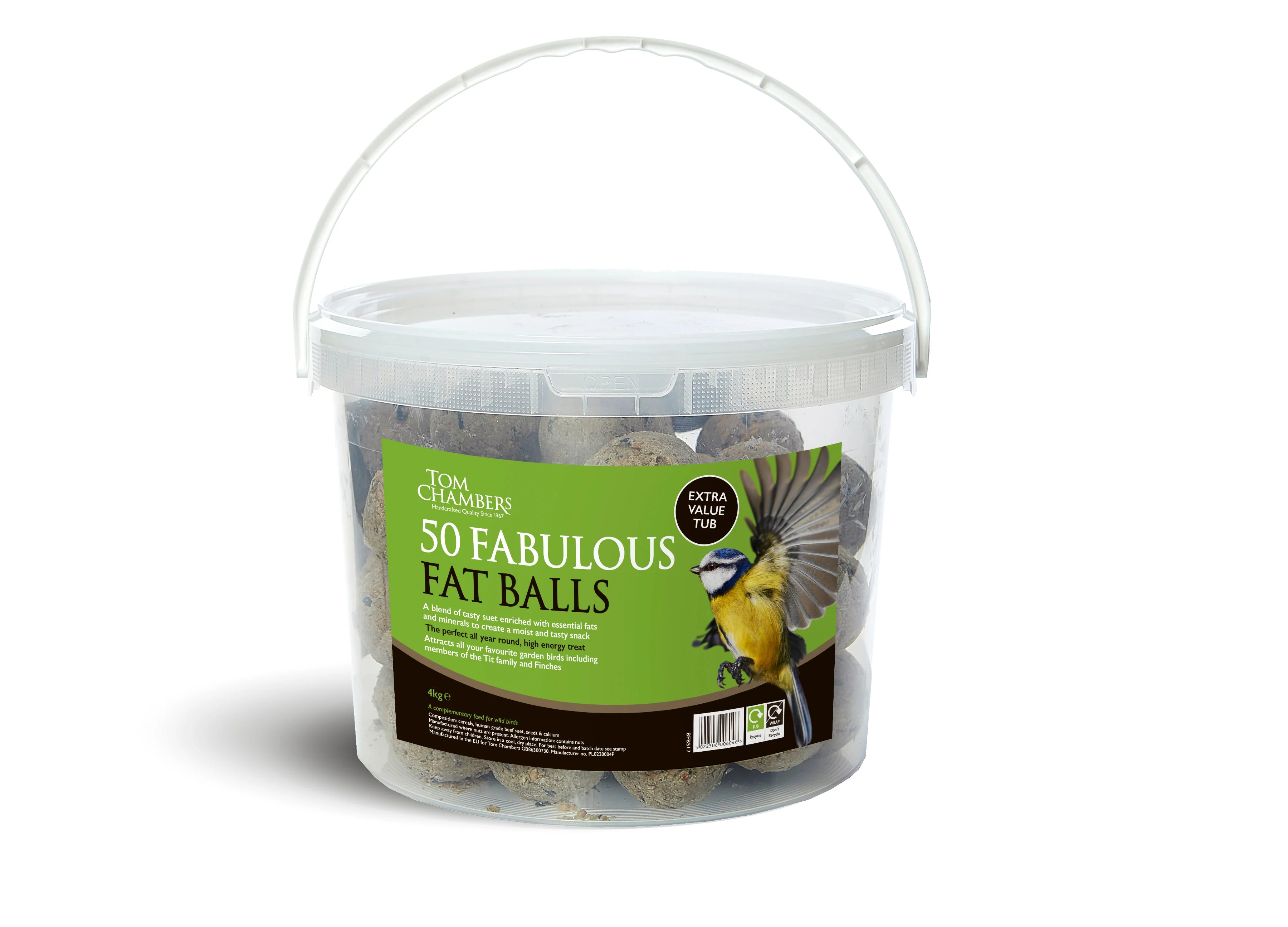 Fat Balls – 50 Tub – No Net