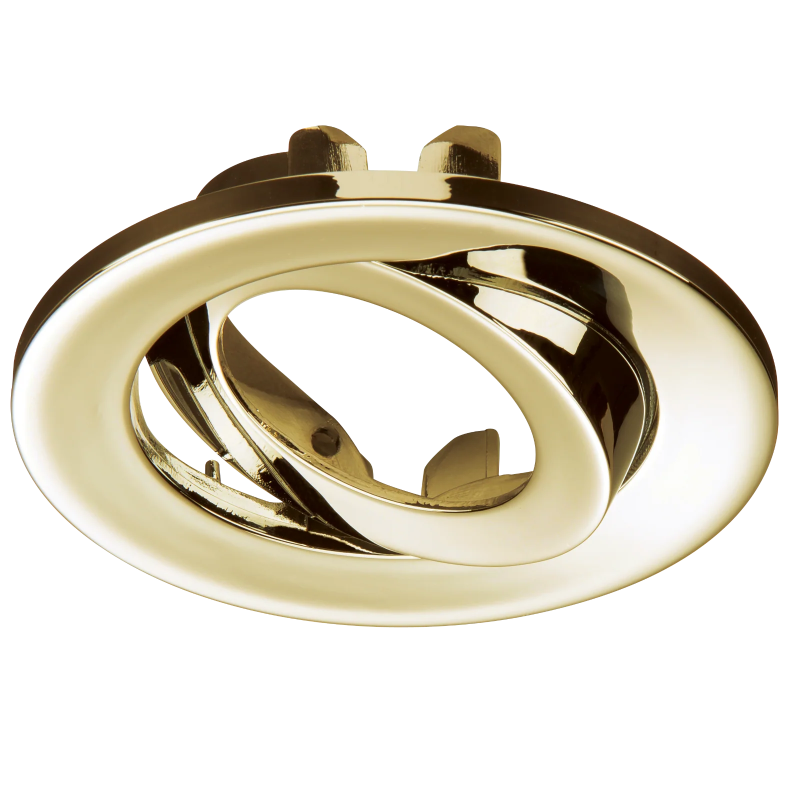 Traditional IP65 Round Fire Rated Bezels for Tilt ProKnight – Brass