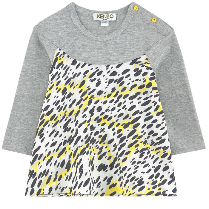 Kenzo Kids Bi-material T-shirt