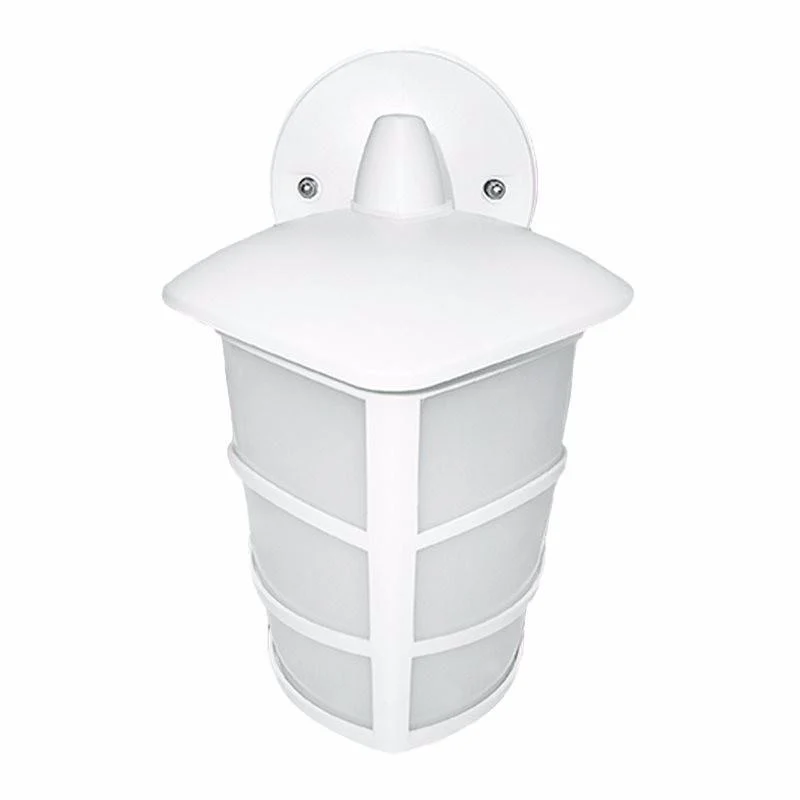 White Outdoor LED Modern Wall Mounted Lantern