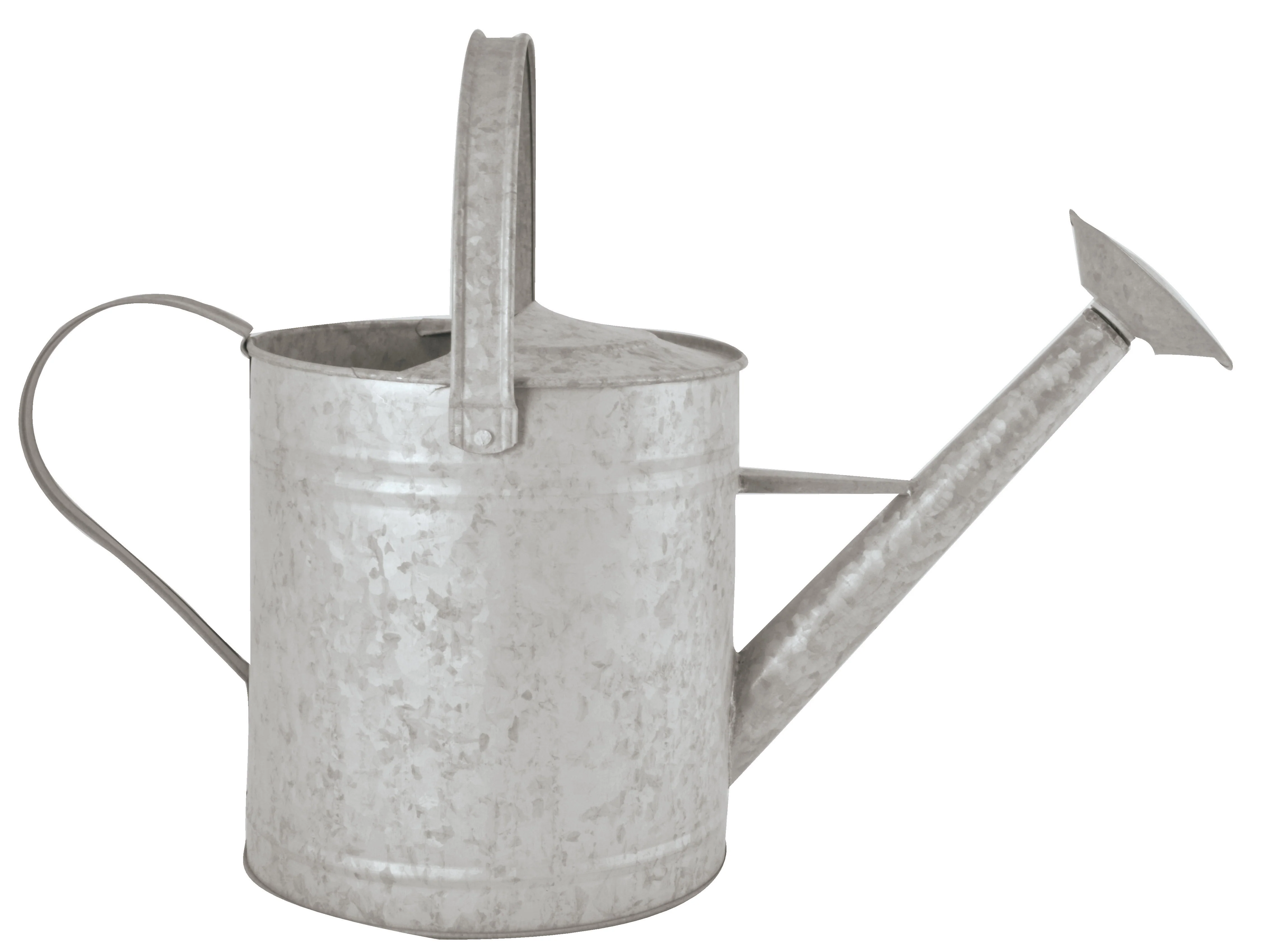 Old Zinc Watering Can, 3.6 Litre