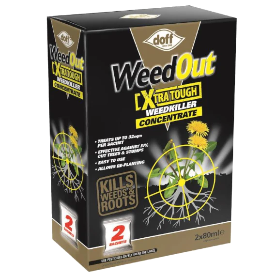 WeedOut Extra Tough Concentrated Weed Killer Sachets x2
