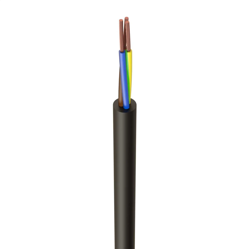 1.5mm 3C 3183Y Black Flex – 100m