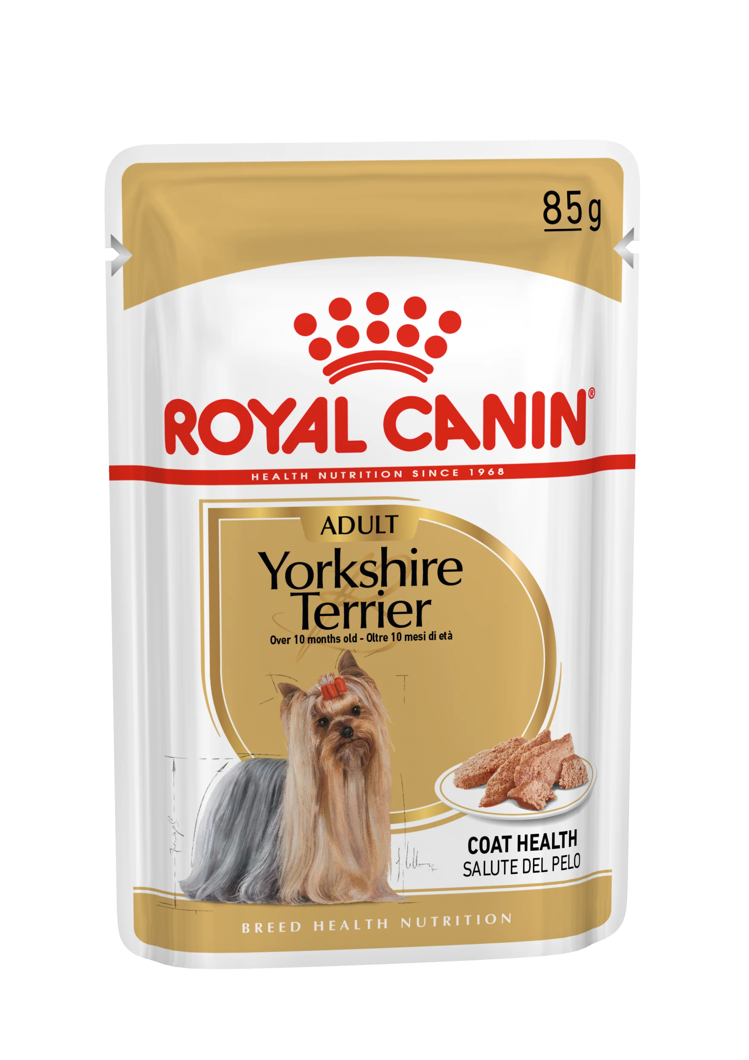 Yorkshire Terrier Adult Wet Dog Food In Loaf, 85g x 12 Pack