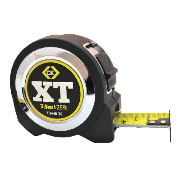 XT Professional Heavy Duty Double Sided Tape Measure – 5m – 25mm Blade