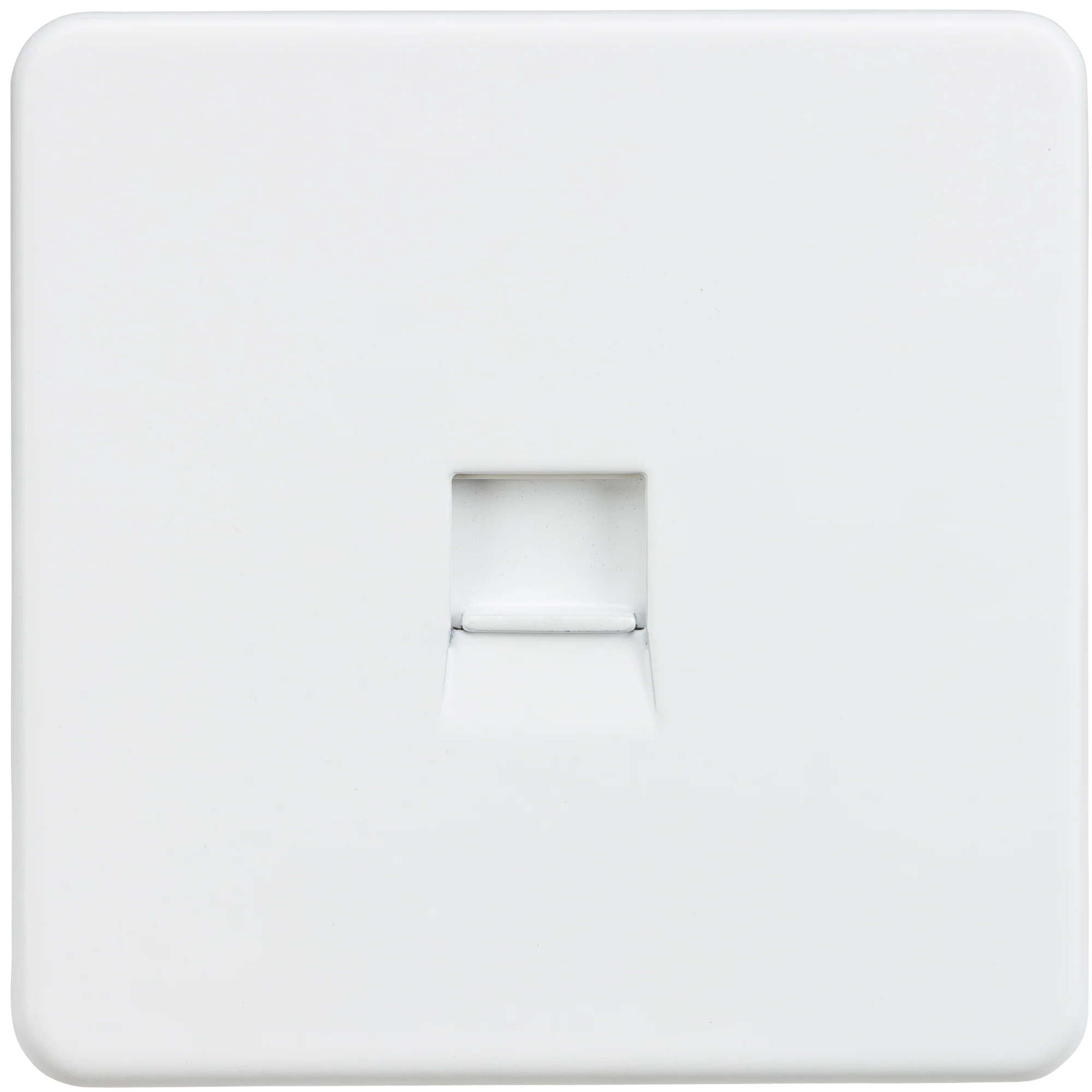Screwless Telephone Extension Socket – Matt White