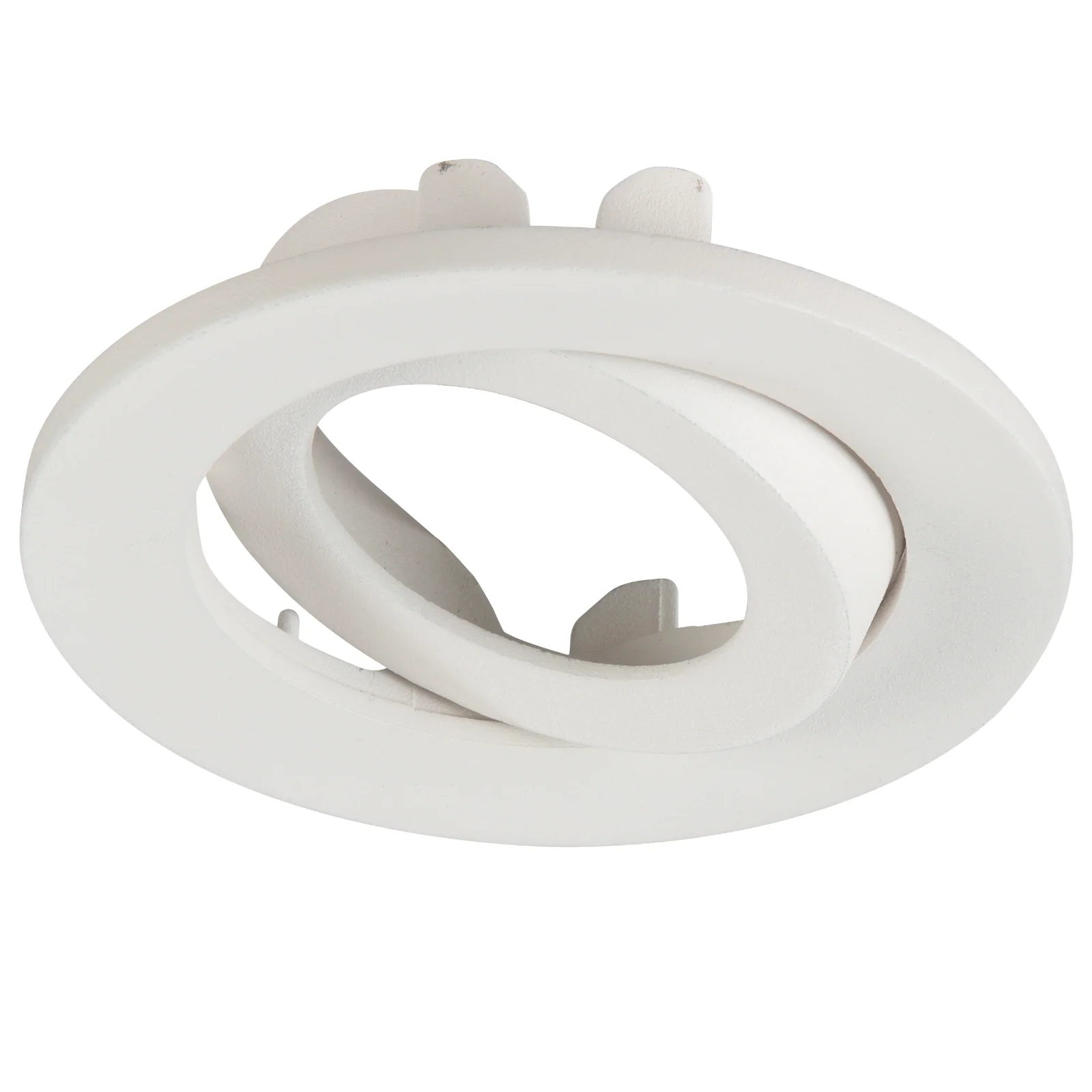 Traditional IP65 Round Fire Rated Bezels for Tilt ProKnight – White
