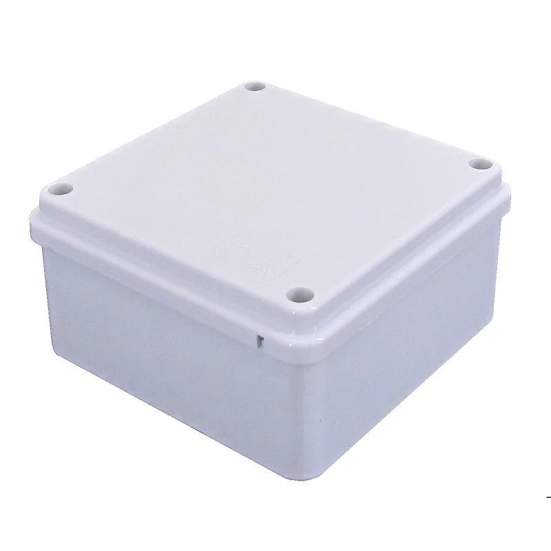 100mm IP56 Square PVC Adaptable Junction Box – Grey