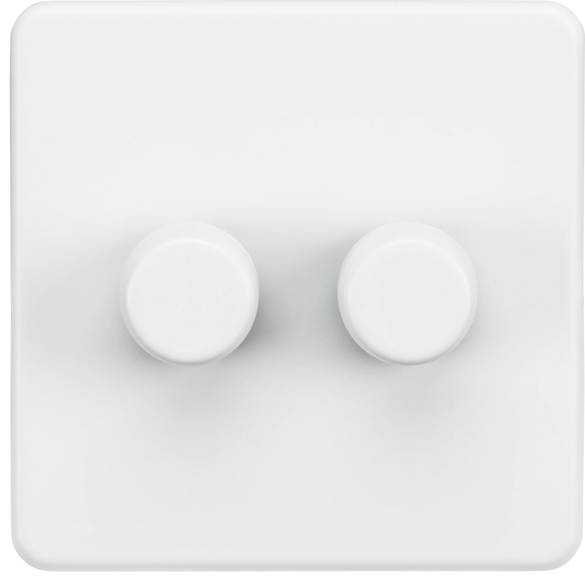 Screwless 2G 2-way 10-200W (5-150W LED) trailing edge dimmer – Matt White