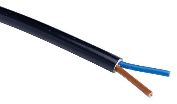 0.75mm 2 Core Black Cable Flexible 3182Y – 10m