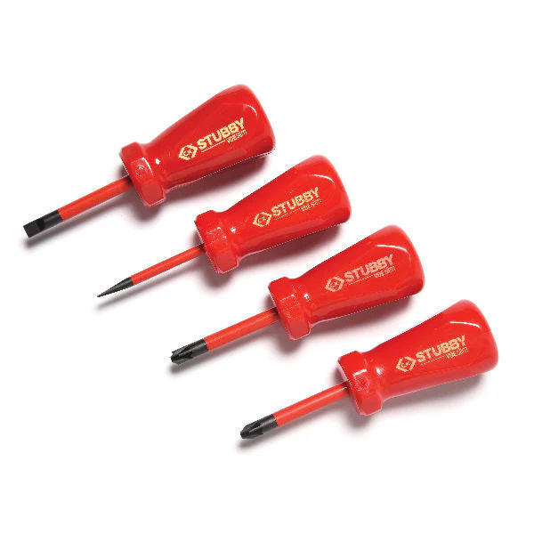 Stubby VDE Slim Screwdriver – Set of 4